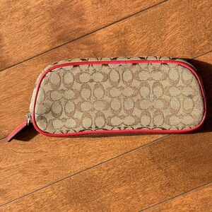 Coach pouch/glasses holder